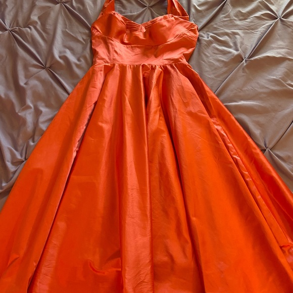 Trashy diva coral orange dress - Picture 3 of 10